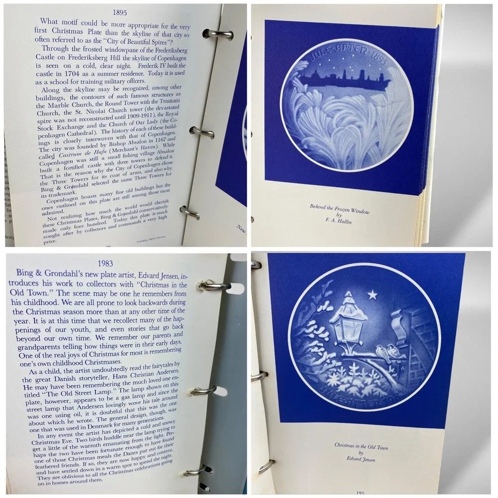 The Story of Bing & Grondahl Christmas Plates Pat Owen 1895-1983 Binder Guide‎